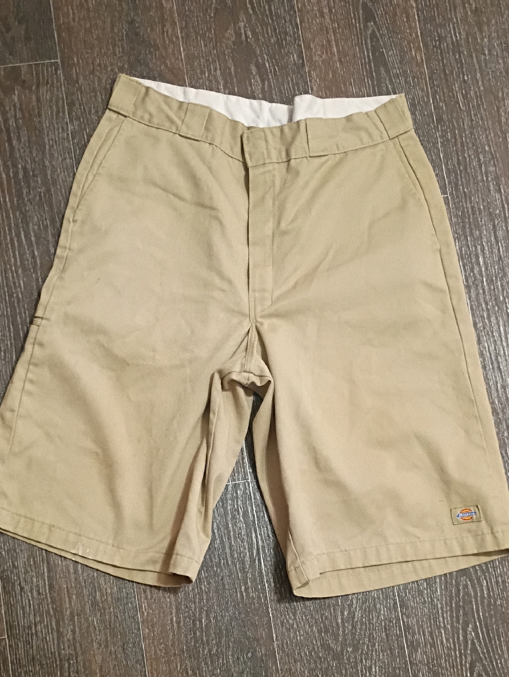 Dickies Men's Tan Flat-Front Work Shorts